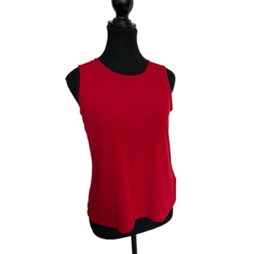 Marise petite Red Sleeveless Top size small